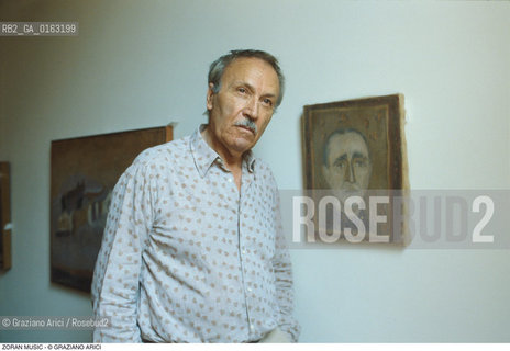 Caption: Nome: .MUSIC ZORAN.Descrizione: .ARTE PITTORE.Credit: ©Graziano Arici/Rosebud2 / Costo: .A.Nazione: .ITALIA.Cittˆ: ..Data: .1984