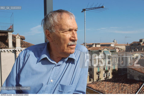 Caption: Nome: .MUSIC ZORAN.Descrizione: .ARTE PITTORE STUDIO / A VENEZIA .Credit: ©Graziano Arici/Rosebud2 / Costo: .A.Nazione: .ITALIA.Cittˆ: ..Data: .1995
