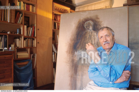 Caption: Nome: .MUSIC ZORAN.Descrizione: .ARTE PITTORE STUDIO.Credit: ©Graziano Arici/Rosebud2 / Costo: .A.Nazione: .ITALIA.Cittˆ: ..Data: .1995