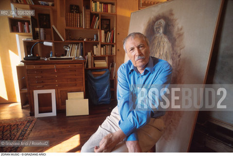 Caption: Nome: .MUSIC ZORAN.Descrizione: .ARTE PITTORE STUDIO.Credit: ©Graziano Arici/Rosebud2 / Costo: .A.Nazione: .ITALIA.Cittˆ: ..Data: .1995