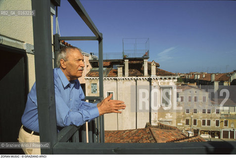 Caption: Nome: .MUSIC ZORAN.Descrizione: .ARTE PITTORE STUDIO / A VENEZIA .Credit: ©Graziano Arici/Rosebud2 / Costo: .A.Nazione: .ITALIA.Cittˆ: ..Data: .1995