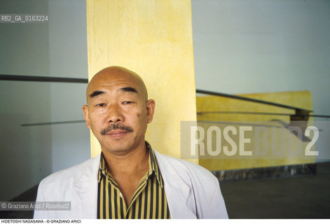 Caption: Nome: .NAGASAWA HIDETOSHI.Descrizione: .ARTE SCULTORE KASSEL DOKUMENTA.Credit: ©Graziano Arici/Rosebud2 / Costo: .A.Nazione: .GIAPPONE.Cittˆ: .KASSEL.Data: .1992