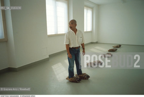 Caption: Nome: .NAGASAWA HIDETOSHI.Descrizione: .ARTE SCULTORE KASSEL DOKUMENTA.Credit: ©Graziano Arici/Rosebud2 / Costo: .A.Nazione: .GIAPPONE.Cittˆ: .KASSEL.Data: .1992