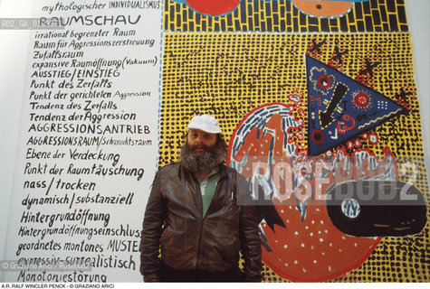 Caption: Nome: .PENCK A.R. RALF WINCLER.Descrizione: .ARTE PITTORE.Credit: ©Graziano Arici/Rosebud2 / Costo: .A.Nazione: .GERMANIA.Cittˆ: ..Data: .1982