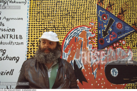Caption: Nome: .PENCK A.R. RALF WINCLER.Descrizione: .ARTE PITTORE.Credit: ©Graziano Arici/Rosebud2 / Costo: .A.Nazione: .GERMANIA.Cittˆ: ..Data: .1982