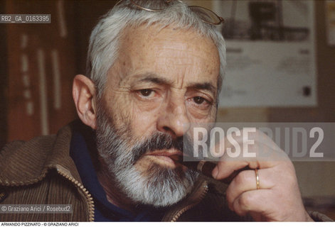 Caption: Nome: .PIZZINATO ARMANDO.Descrizione: .ARTE PITTORE FRONTE NUOVO DELLE ARTI / CON PIPA.Credit: ©Graziano Arici/Rosebud2 / Costo: .A.Nazione: .ITALIA.Cittˆ: ..Data: .1980