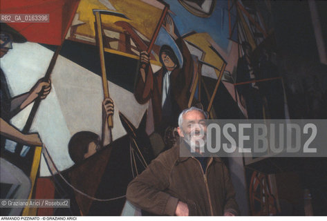 Caption: Nome: .PIZZINATO ARMANDO.Descrizione: .ARTE PITTORE FRONTE NUOVO DELLE ARTI.Credit: ©Graziano Arici/Rosebud2 / Costo: .A.Nazione: .ITALIA.Cittˆ: ..Data: .1980