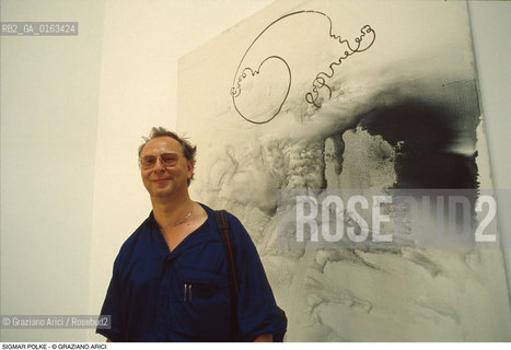 Caption: Nome: .POLKE SIGMAR.Descrizione: .ARTE PITTORE BIENNALE.Credit: ©Graziano Arici/Rosebud2 / Costo: .A.Nazione: .GERMANIA.Cittˆ: ..Data: .1982