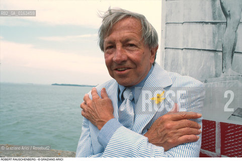 Caption: Nome: .RAUSCHENBERG ROBERT.Descrizione: .ARTE PITTORE POP ART.Credit: ©Graziano Arici/Rosebud2 / Costo: .A.Nazione: .USA.Cittˆ: ..Data: .1996