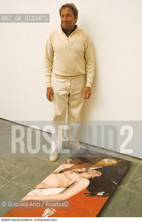 Caption: Nome: .RAUSCHENBERG ROBERT.Descrizione: .ARTE PITTORE BIENNALE POP ART.Credit: ©Graziano Arici/Rosebud2 / Costo: .A.Nazione: .USA.Cittˆ: ..Data: .1982