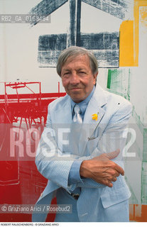 Caption: Nome: .RAUSCHENBERG ROBERT.Descrizione: .ARTE PITTORE POP ART.Credit: ©Graziano Arici/Rosebud2 / Costo: .A.Nazione: .USA.Cittˆ: ..Data: .1996