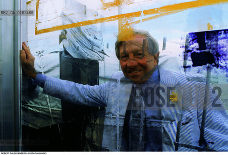 Caption: Nome: .RAUSCHENBERG ROBERT.Descrizione: .ARTE PITTORE POP ART.Credit: ©Graziano Arici/Rosebud2 / Costo: .A.Nazione: .USA.Cittˆ: ..Data: .1996