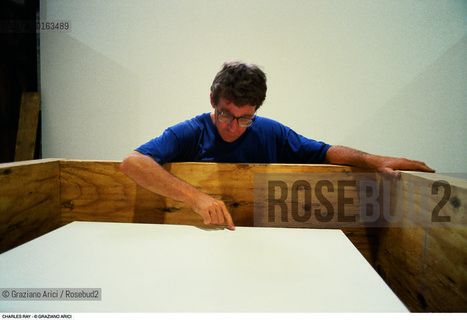 Caption: Nome: .RAY CHARLES.Descrizione: .ARTE BIENNALE.Credit: ©Graziano Arici/Rosebud2 / Costo: .A.Nazione: .USA.Cittˆ: ..Data: .1993