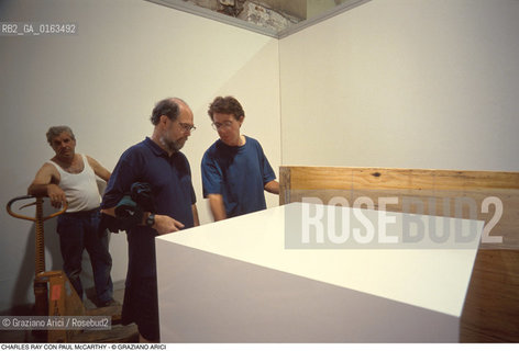 Caption: Nome: .RAY CHARLES.Descrizione: .ARTE BIENNALE / CON PAUL McCARTHY.Credit: ©Graziano Arici/Rosebud2 / Costo: .A.Nazione: .USA.Cittˆ: ..Data: .1993