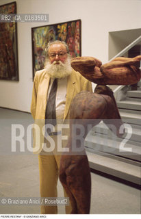 Caption: Nome: .RESTANY PIERRE.Descrizione: .ARTE CRITICO.Credit: ©Graziano Arici/Rosebud2 / Costo: .A.Nazione: .FRANCIA.Cittˆ: ..Data: .1993