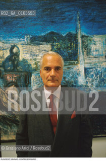 Caption: Nome: .SAVINIO RUGGERO.Descrizione: .ARTE PITTORE BIENNALE.Credit: ©Graziano Arici/Rosebud2 / Costo: .A.Nazione: .ITALIA.Cittˆ: ..Data: .1988