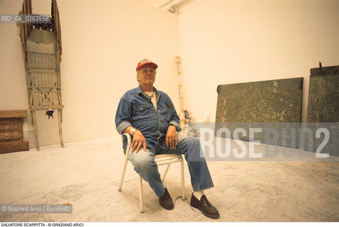 Caption: Nome: .SCARPITTA SALVATORE.Descrizione: .ARTE BIENNALE AUTOMOBILE.Credit: ©Graziano Arici/Rosebud2 / Costo: .A.Nazione: .ITALIA.Cittˆ: ..Data: .1990
