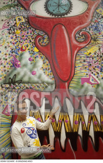 Nome: .SCHARF KENNY.Descrizione: .ARTE GRAFFITI BIENNALE.Credit: ©Graziano Arici/Rosebud2 / Costo: .A.Nazione: .USA.Cittˆ: ..Data: .1984.