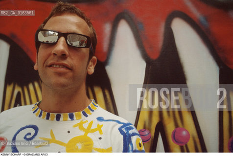 Caption: Nome: .SCHARF KENNY.Descrizione: .ARTE GRAFFITI BIENNALE.Credit: ©Graziano Arici/Rosebud2 / Costo: .A.Nazione: .USA.Cittˆ: ..Data: .1984