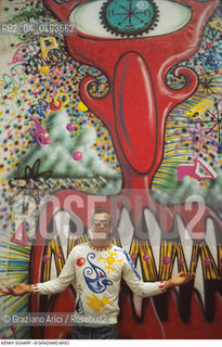 Caption: Nome: .SCHARF KENNY.Descrizione: .ARTE GRAFFITI BIENNALE.Credit: ©Graziano Arici/Rosebud2 / Costo: .A.Nazione: .USA.Cittˆ: ..Data: .1984
