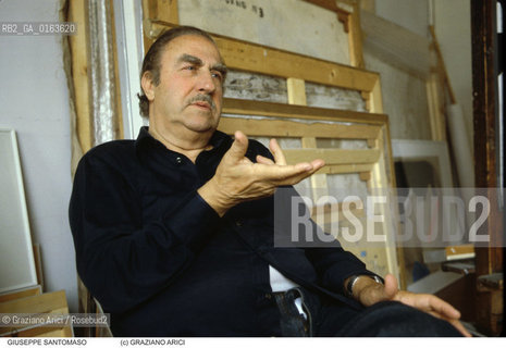 Nome: .SANTOMASO GIUSEPPE.Descrizione: .ARTE PITTORE STUDIO.Credit: ©Graziano Arici/Rosebud2 / Costo: .A.Nazione: .ITALIA.Cittˆ: .VENEZIA.Data: .1980.