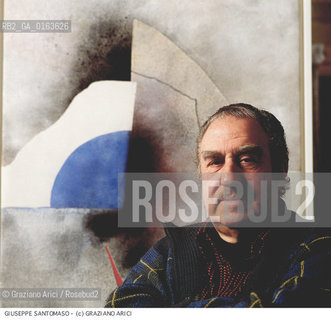 Nome: .SANTOMASO GIUSEPPE.Descrizione: .ARTE PITTORE NEL SUO STUDIO.Credit: ©Graziano Arici/Rosebud2 / Costo: .A.Nazione: .ITALIA.Cittˆ: .VENEZIA.Data: .1982.