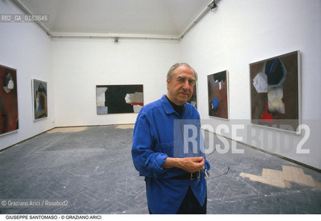 Nome: .SANTOMASO GIUSEPPE.Descrizione: .ARTE BIENNALE PITTORE.Credit: ©Graziano Arici/Rosebud2 / Costo: .A.Nazione: .ITALIA.Cittˆ: .VENEZIA.Data: .1988
