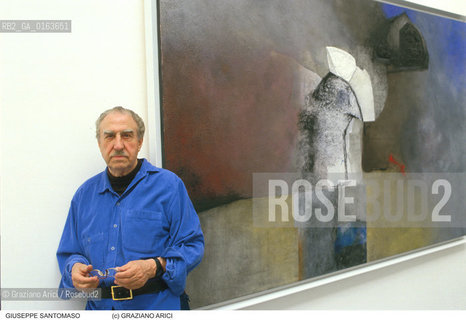 Nome: .SANTOMASO GIUSEPPE.Descrizione: .ARTE BIENNALE PITTORE.Credit: ©Graziano Arici/Rosebud2 / Costo: .A.Nazione: .ITALIA.Cittˆ: .VENEZIA.Data: .1988.