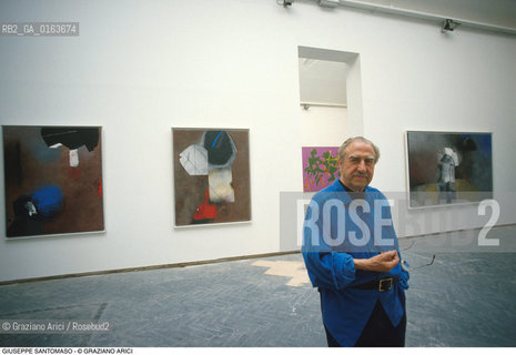 Caption: Nome: .SANTOMASO GIUSEPPE.Descrizione: .ARTE BIENNALE PITTORE.Credit: ©Graziano Arici/Rosebud2 / Costo: .A.Nazione: .ITALIA.Cittˆ: ..Data: .1988