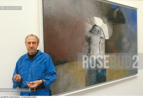 Caption: Nome: .SANTOMASO GIUSEPPE.Descrizione: .ARTE BIENNALE PITTORE.Credit: ©Graziano Arici/Rosebud2 / Costo: .A.Nazione: .ITALIA.Cittˆ: ..Data: .1988