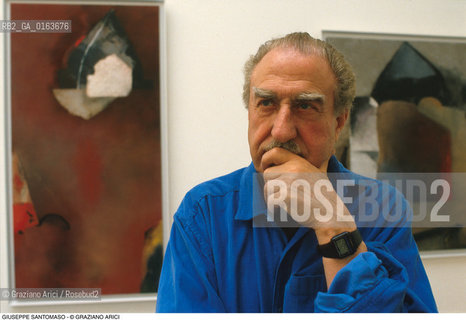 Caption: Nome: .SANTOMASO GIUSEPPE.Descrizione: .ARTE BIENNALE PITTORE.Credit: ©Graziano Arici/Rosebud2 / Costo: .A.Nazione: .ITALIA.Cittˆ: ..Data: .1988
