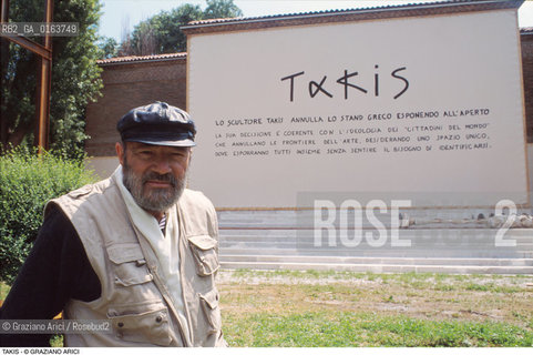 Caption: Nome: .TAKIS.Descrizione: .ARTE SCULTORE BIENNALE.Credit: ©Graziano Arici/Rosebud2 / Costo: .A.Nazione: .GRECIA.Cittˆ: ..Data: .1995