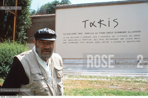 Caption: Nome: .TAKIS.Descrizione: .ARTE SCULTORE BIENNALE.Credit: ©Graziano Arici/Rosebud2 / Costo: .A.Nazione: .GRECIA.Cittˆ: ..Data: .1995