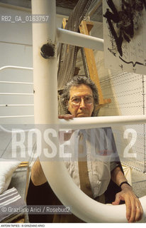 Caption: Nome: .TAPIES  ANTONI.Descrizione: .ARTE BIENNALE.Credit: ©Graziano Arici/Rosebud2 / Costo: .A.Nazione: .SPAGNA.Cittˆ: ..Data: .1993