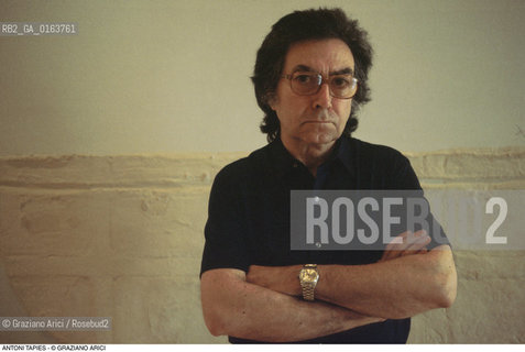 Caption: Nome: .TAPIES  ANTONI.Descrizione: .ARTE BIENNALE.Credit: ©Graziano Arici/Rosebud2 / Costo: .A.Nazione: .SPAGNA.Cittˆ: ..Data: .1982