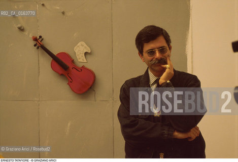 Caption: Nome: .TATAFIORE ERNESTO.Descrizione: .ARTE BIENNALE VIOLINO.Credit: ©Graziano Arici/Rosebud2 / Costo: .A.Nazione: .ITALIA.Cittˆ: ..Data: .1986