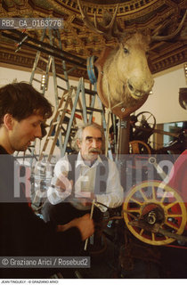 Caption: Nome: .TINGUELY JEAN.Descrizione: .ARTE / MACCHINA PALAZZO GRASSI ALCE.Credit: ©Graziano Arici/Rosebud2 / Costo: .A.Nazione: .SVIZZERA.Cittˆ: ..Data: .1987