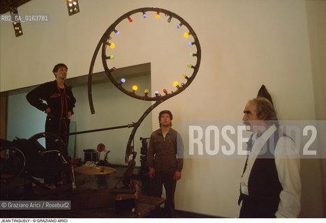 Caption: Nome: .TINGUELY JEAN.Descrizione: .ARTE / MACCHINA PALAZZO GRASSI.Credit: ©Graziano Arici/Rosebud2 / Costo: .A.Nazione: .SVIZZERA.Cittˆ: ..Data: .1987