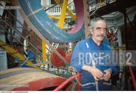 Caption: Nome: .TINGUELY JEAN.Descrizione: .ARTE / MACCHINA PALAZZO GRASSI.Credit: ©Graziano Arici/Rosebud2 / Costo: .A.Nazione: .SVIZZERA.Cittˆ: ..Data: .1987