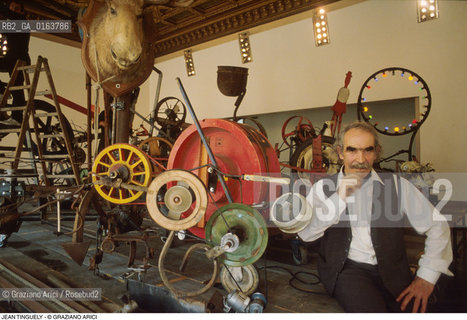 Caption: Nome: .TINGUELY JEAN.Descrizione: .ARTE / MACCHINA PALAZZO GRASSI.Credit: ©Graziano Arici/Rosebud2 / Costo: .A.Nazione: .SVIZZERA.Cittˆ: ..Data: .1987