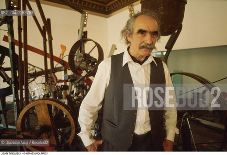 Caption: Nome: .TINGUELY JEAN.Descrizione: .ARTE / MACCHINA PALAZZO GRASSI.Credit: ©Graziano Arici/Rosebud2 / Costo: .A.Nazione: .SVIZZERA.Cittˆ: ..Data: .1987
