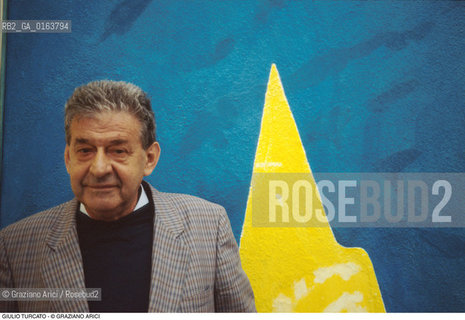 Caption: Nome: .TURCATO GIULIO.Descrizione: .ARTE PITTORE.Credit: ©Graziano Arici/Rosebud2 / Costo: .A.Nazione: .ITALIA.Cittˆ: ..Data: .1982