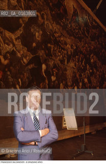 Caption: Nome: .VALCANOVER FRANCESCO.Descrizione: .STORICO DELLARTE.Credit: ©Graziano Arici/Rosebud2 / Costo: .A.Nazione: .ITALIA.Cittˆ: ..Data: .1986