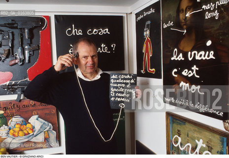 Caption: Nome: .VAUTIER BEN.Descrizione: .ARTE.Credit: ©Graziano Arici/Rosebud2 / Costo: .A.Nazione: .FRANCIA.Cittˆ: ..Data: .1988