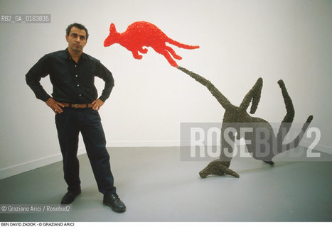 Caption: Nome: .ZADOK BEN DAVID.Descrizione: .ARTE SCULTORE BIENNALE.Credit: ©Graziano Arici/Rosebud2 / Costo: .A.Nazione: .ISRAELE.Cittˆ: ..1988