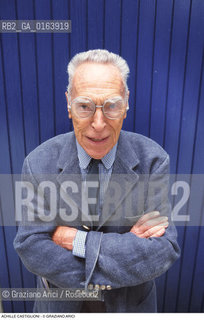 Caption: Nome: .CASTIGLIONI ACHILLE.Descrizione: .ARCHITETTURA ARCHITETTO LIGHT DISIGNER.Credit: ©Graziano Arici/Rosebud2 / Costo: .A.Nazione: .ITALIA.Cittˆ: ..Data: .1996