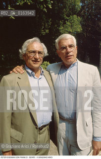 Caption: Nome: .PETER EISEMAN.Descrizione: .ARCHITETTURA ARCHITETTO/CON FRANK O. GEHRY.Credit: ©Graziano Arici/Rosebud2 / Costo: .A.Nazione: .USA.Cittˆ: ..Data: .1992