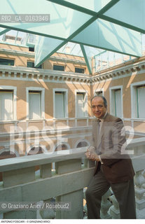 Caption: Nome: .FOSCARI ANTONIO.Descrizione: .ARCHITETTURA ARCHITETTO STORICO SAGGISTA/ALLINTERNO DI PALAZZO GRASSI.Credit: ©Graziano Arici/Rosebud2 / Costo: .A.Nazione: .ITALIA.Cittˆ: ..Data: .1990