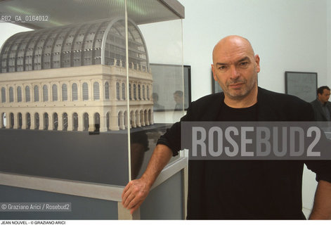 Caption: Nome: .NOUVEL JEAN.Descrizione: .ARCHITETTO/ALLA BIENNALE ARCHITETTURA/PLASTICO.Credit: ©Graziano Arici/Rosebud2 / Costo: .A.Nazione: .FRANCIA.Cittˆ: ..Data: .1996