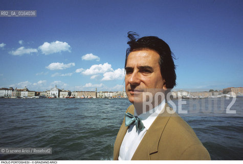 Caption: Nome: .PORTOGHESI PAOLO.Descrizione: .ARCHITETTURA ARCHITETTO/A VENEZIA.Credit: ©Graziano Arici/Rosebud2 / Costo: .A.Nazione: .ITALIA.Cittˆ: ..Data: .1985